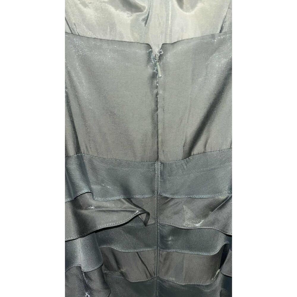 Vintage Alex Evenings Size 8 Green Tiered Evening Gown with Jacket - Picture 7 of 7